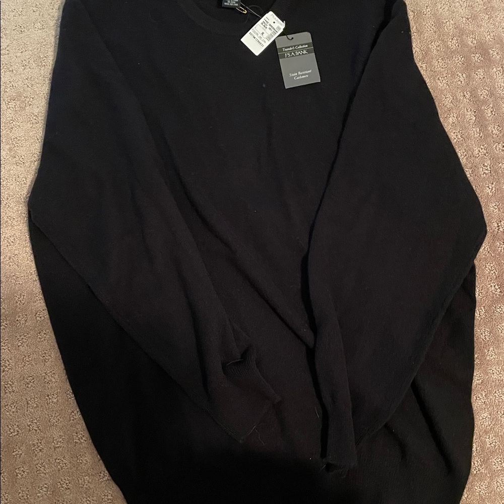 Jos. A. Bank Dark Crewneck Sweater cashmere